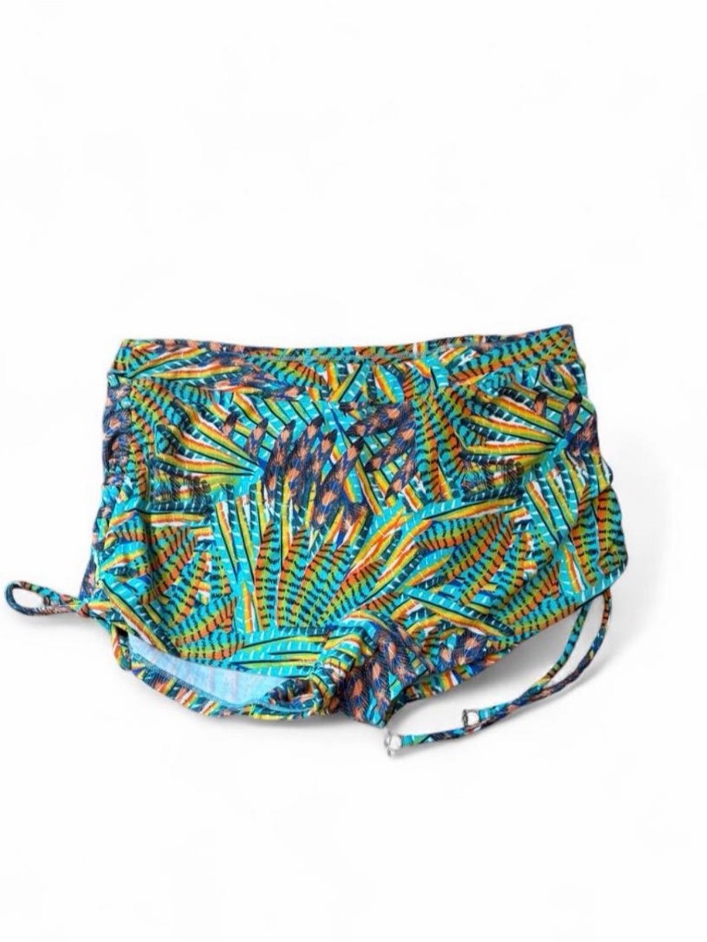 Liquido Active Tropical Botanical Yoga Shorts Medium EUC